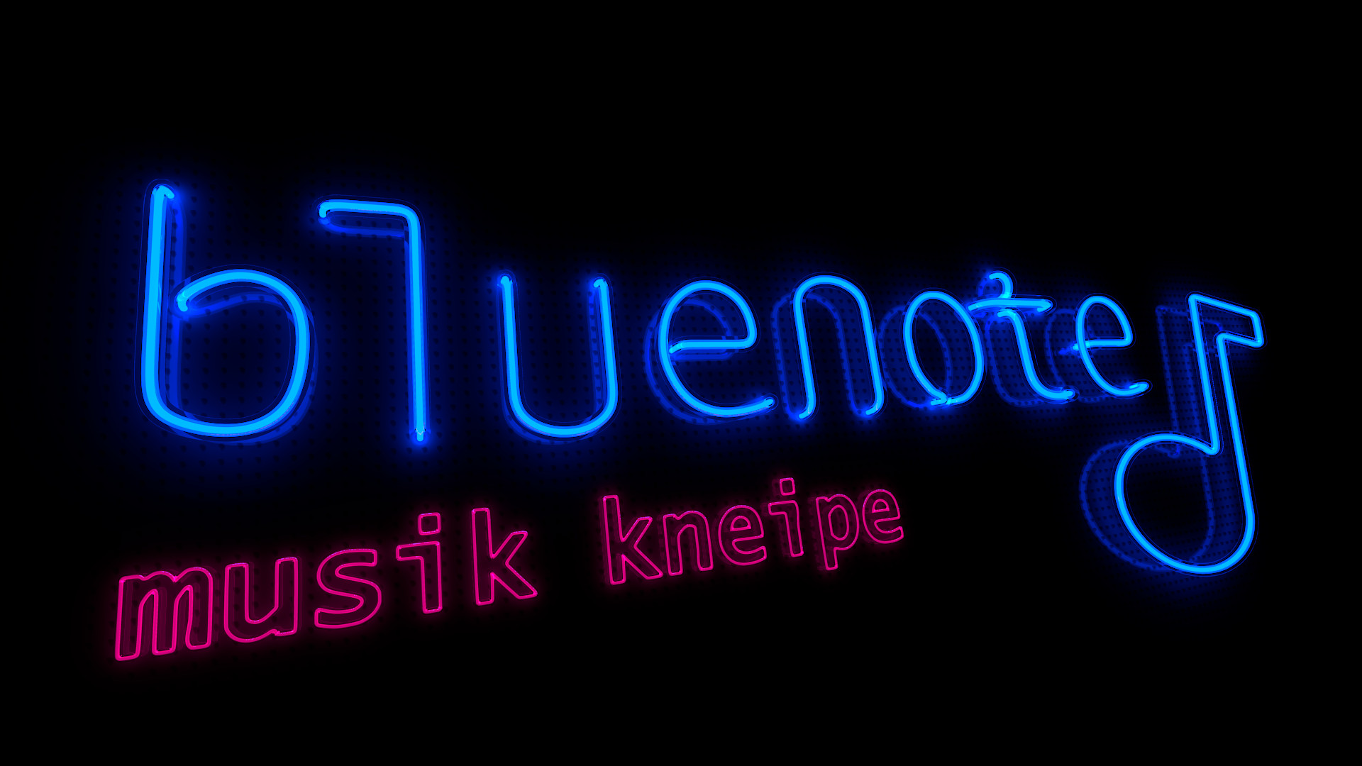 3D-Grafik Blender - Neon Bluenote